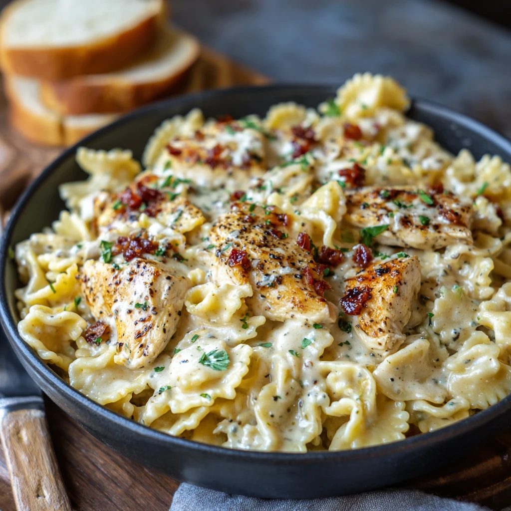 Creamy Cheddar Havarti Chicken Pasta : Easy For Weeknight Dinner