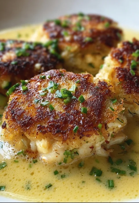 Classic Lump Crab Cakes Citrus Butter Drizzle