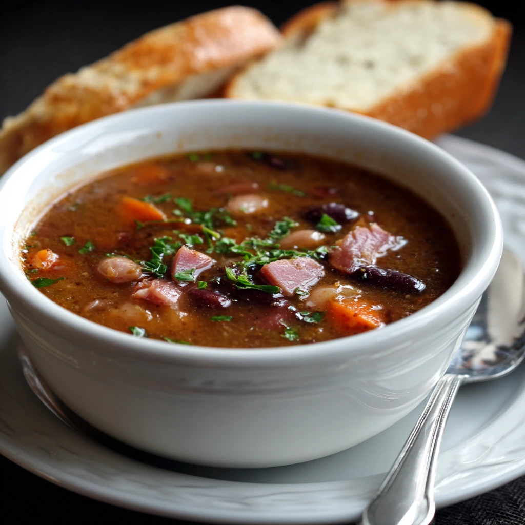 Hearty Ham & Beans Soup : Perfect For The Gold Nights