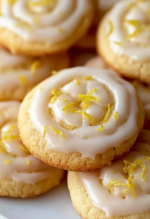 Lemon Glazed Sugar Cookies