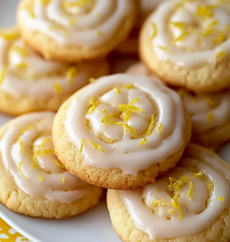 Lemon Glazed Sugar Cookies