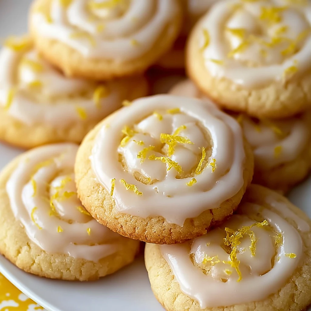 Lemon Glazed Sugar Cookies