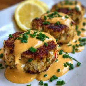 Lemon & Green Onion Crab Cakes with Spicy Mustard Aioli