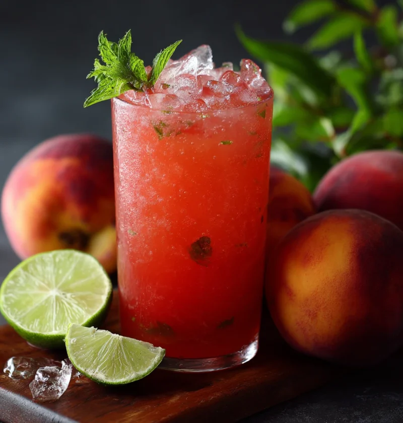 Peachy Chill Soda Most Refreshing Summer Drink