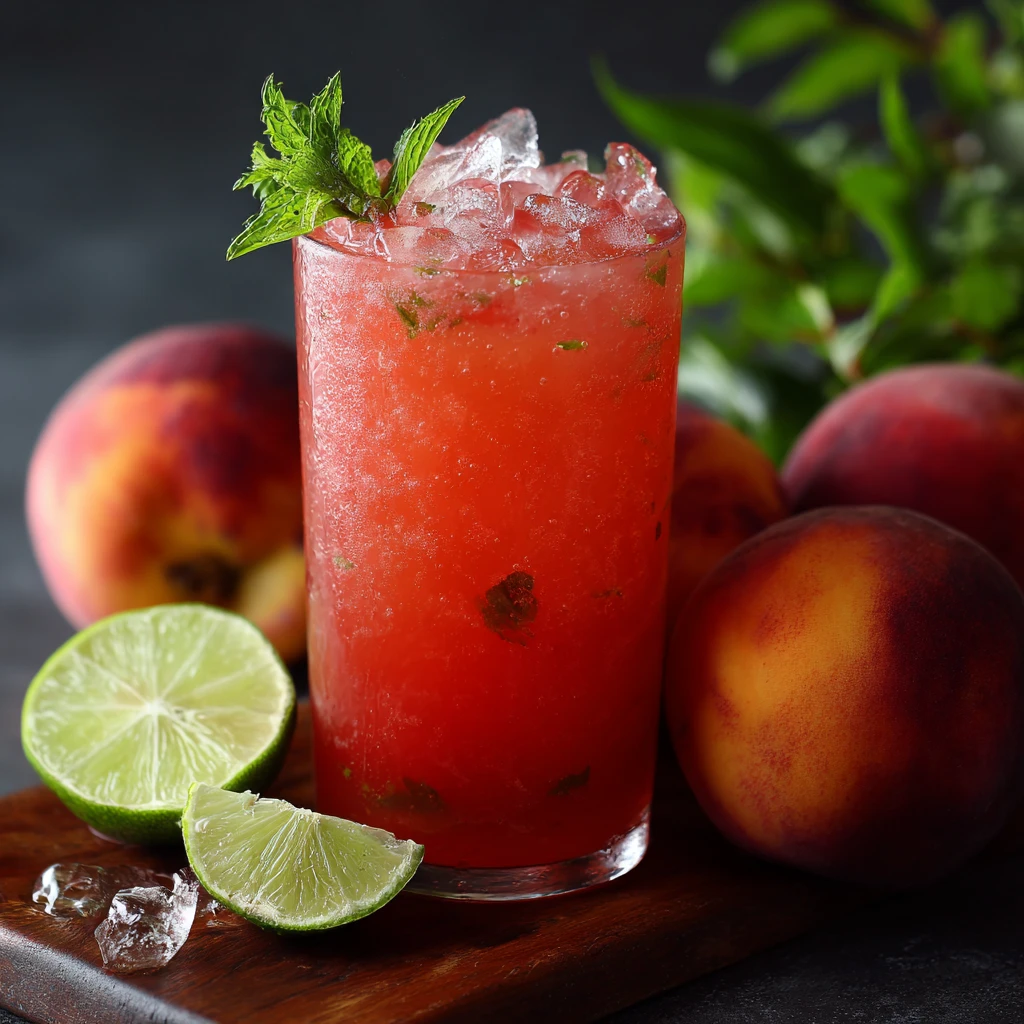 Peachy Chill Soda : The Most Refreshing Summer Drink