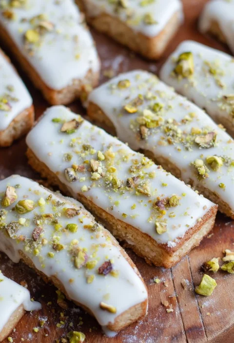 Pistachio Shortbread Cookies