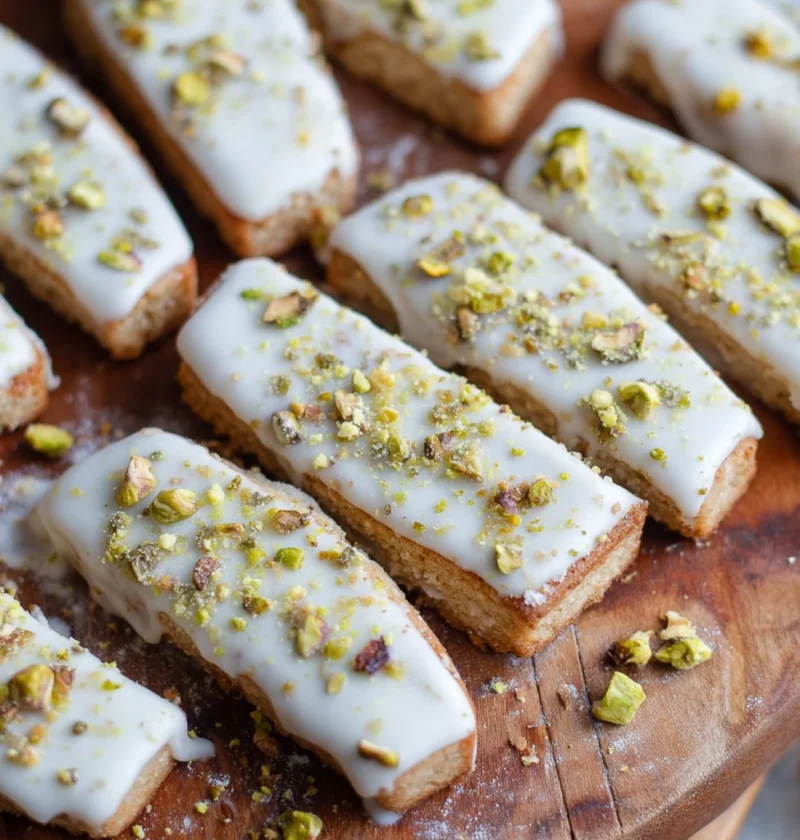 Pistachio Shortbread Cookies