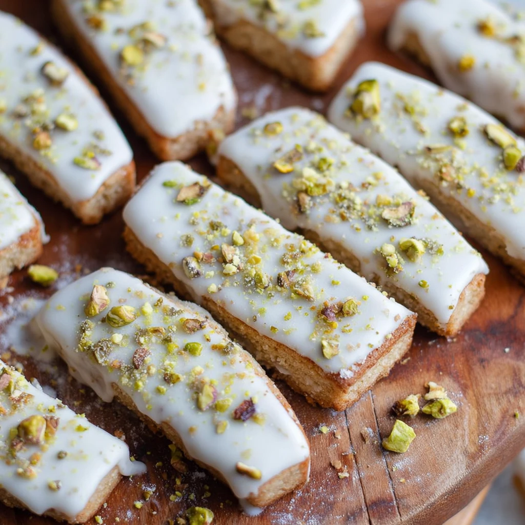Pistachio Shortbread Cookies