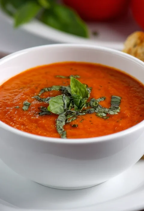 Roasted Tomato Basil Soup