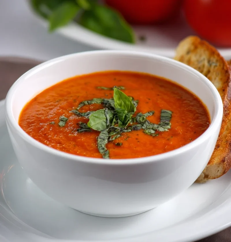 Roasted Tomato Basil Soup