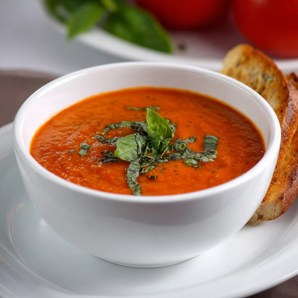 Roasted Tomato Basil Soup