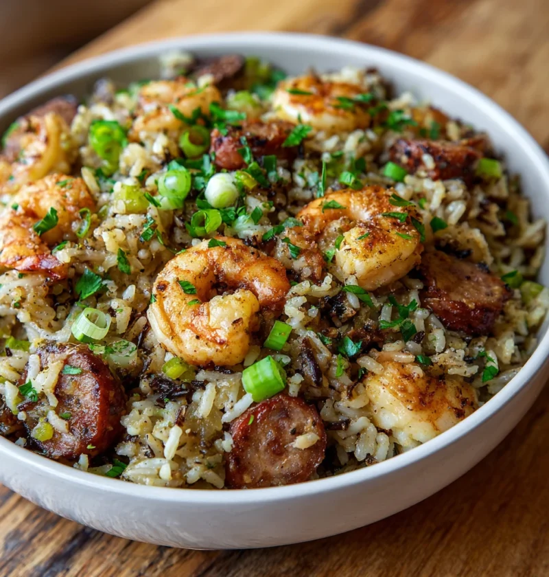 Shrimp Sausage Dirty Rice Recipe