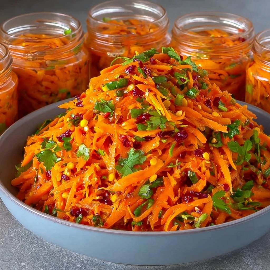 Spicy Marinated Carrot Salad