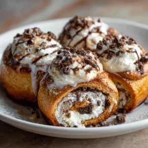 Viral Cookie Creamy Rolls : Stuffed With Creamy Goodness