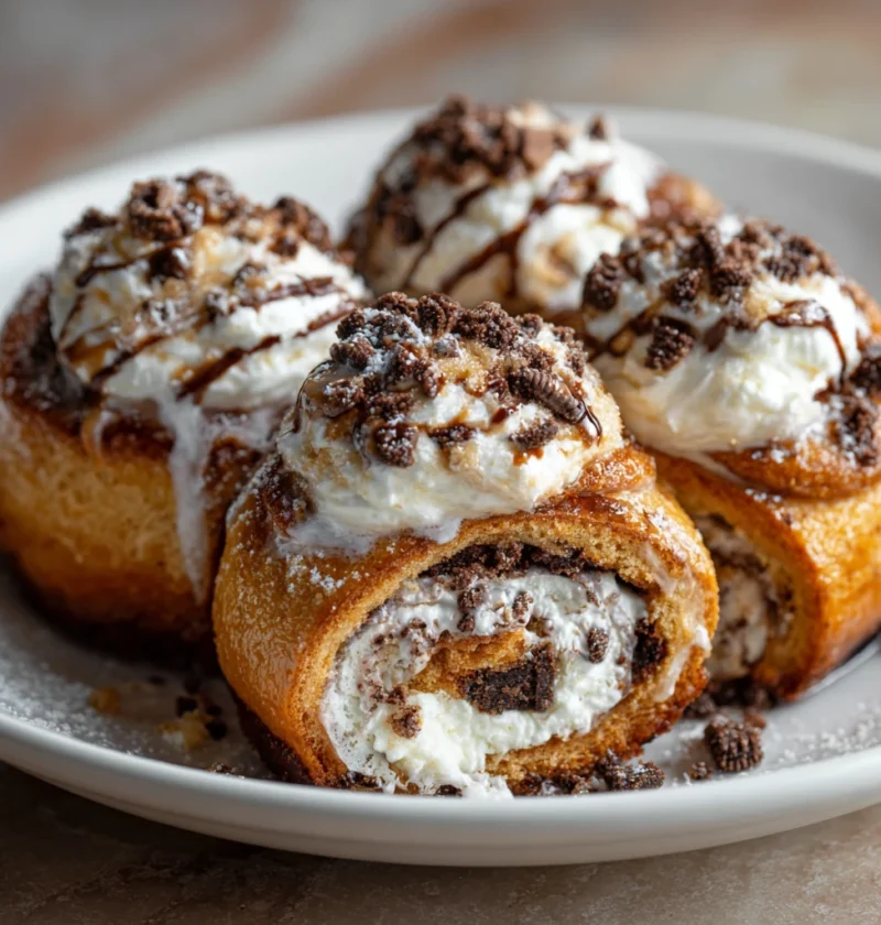 Viral Cookie Creamy Rolls Stuffed Goodness