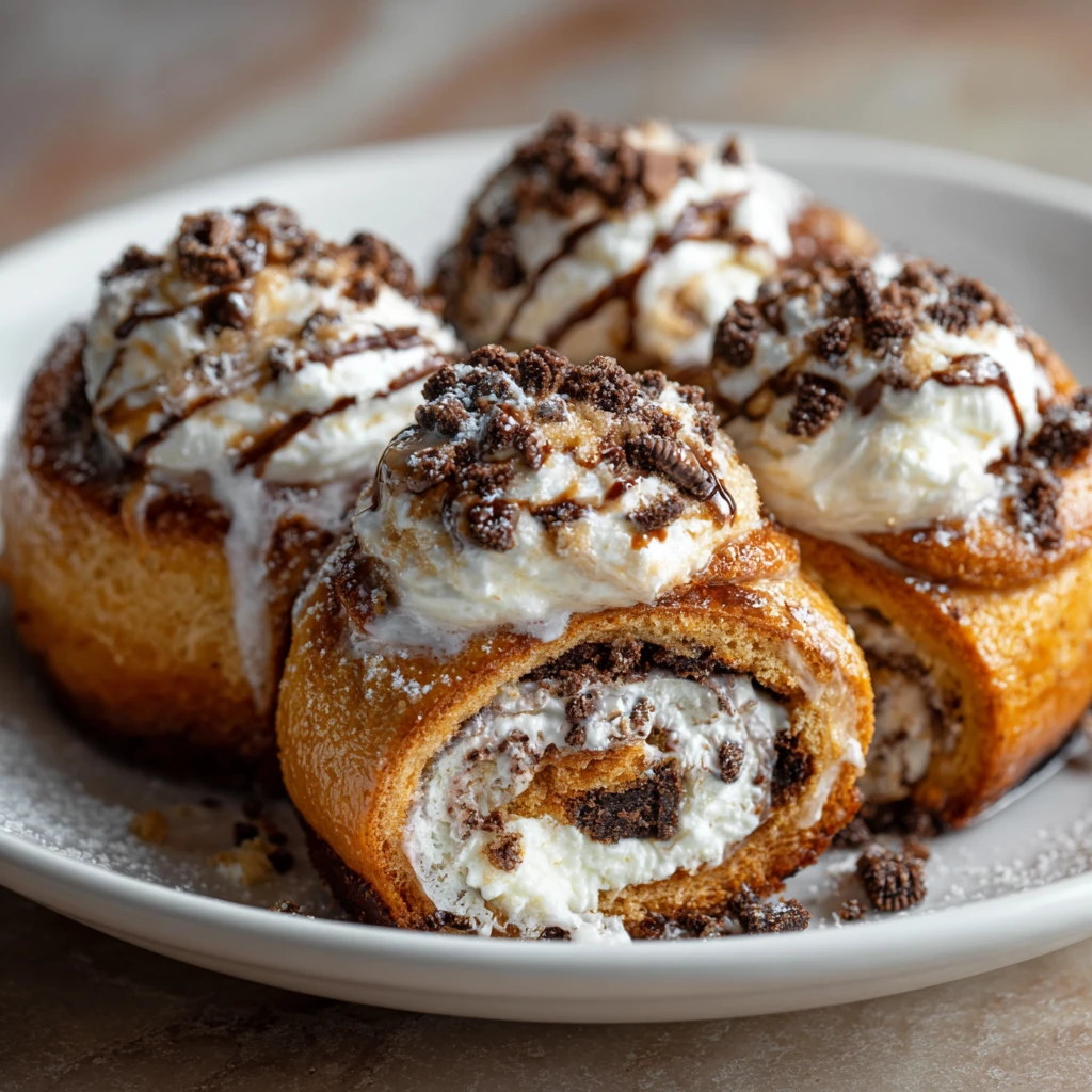 Viral Cookie Creamy Rolls : Stuffed With Creamy Goodness