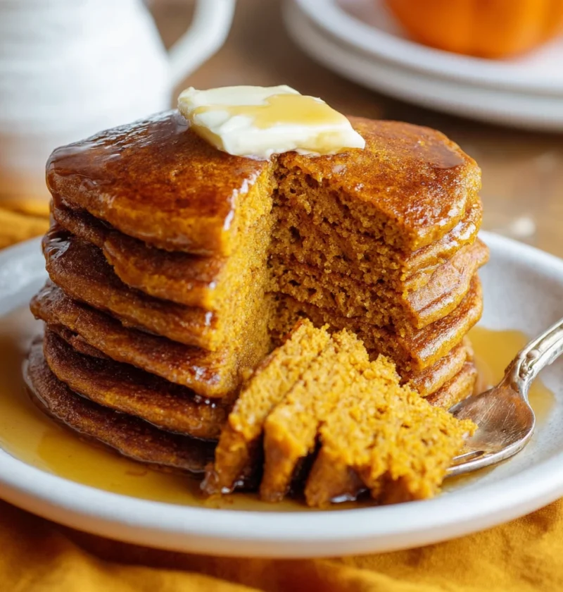 Whole Wheat Pumpkin Pancakes