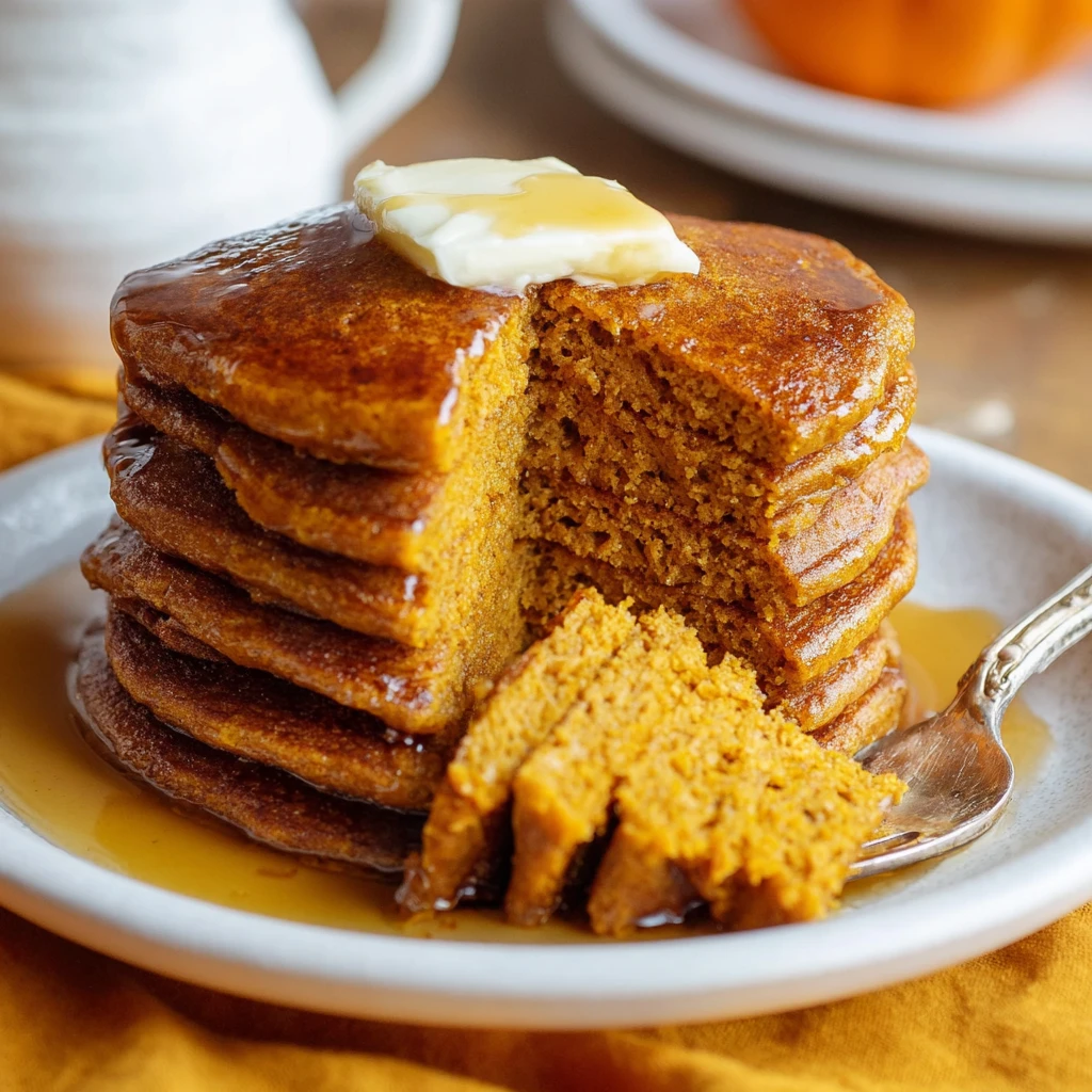 Whole Wheat Pumpkin Pancakes