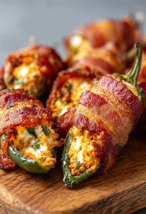 Bacon Wrapped Jalapeno Poppers Recipe