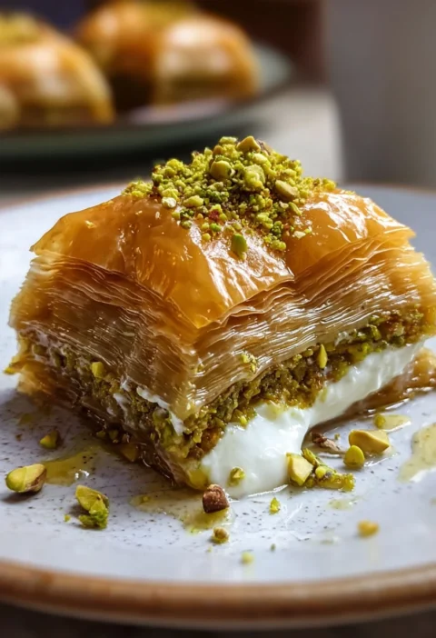 Deconstructed Pistachio Baklava Orange Blossom Ricotta Magic