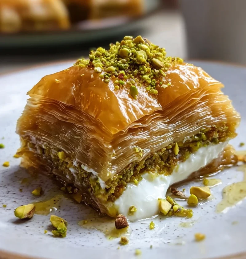 Deconstructed Pistachio Baklava Orange Blossom Ricotta Magic