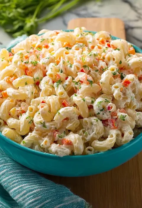 Creamy Pasta Salad Sour Cream