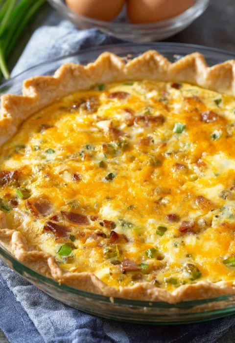 Loaded Baked Potato Quiche
