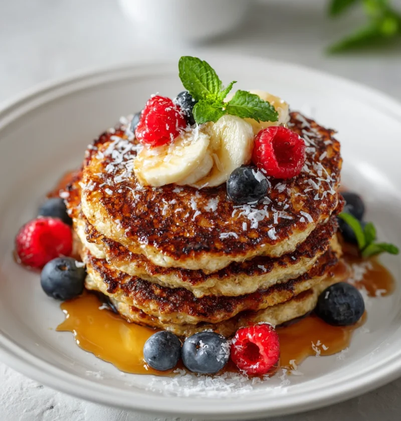 Healthy Cottage Cheese Pancakes Recipe