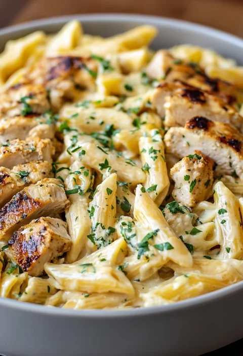 Irresistible Creamy Garlic Chicken Pasta Recipe