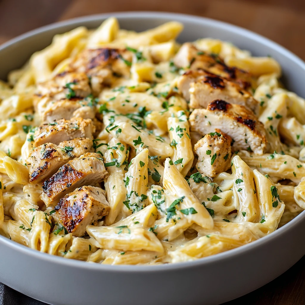 Irresistible Creamy Garlic Chicken Pasta Recipe