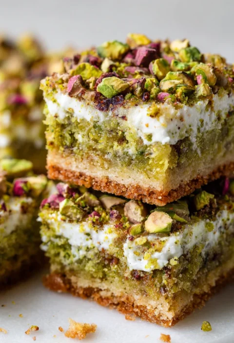 Pistachio Dream Cookie Bars Recipe