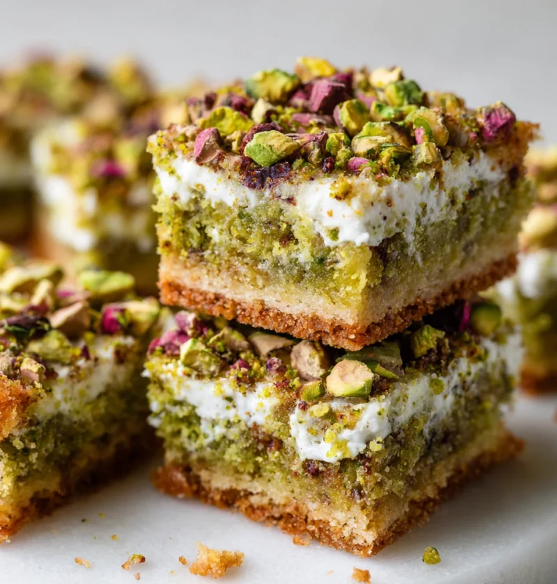 Pistachio Dream Cookie Bars Recipe