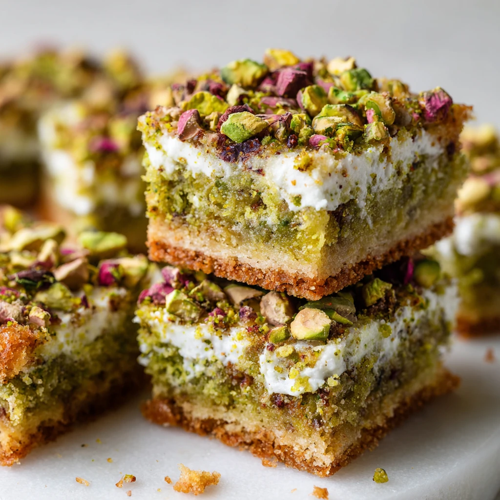 Pistachio Dream Cookie Bars Recipe