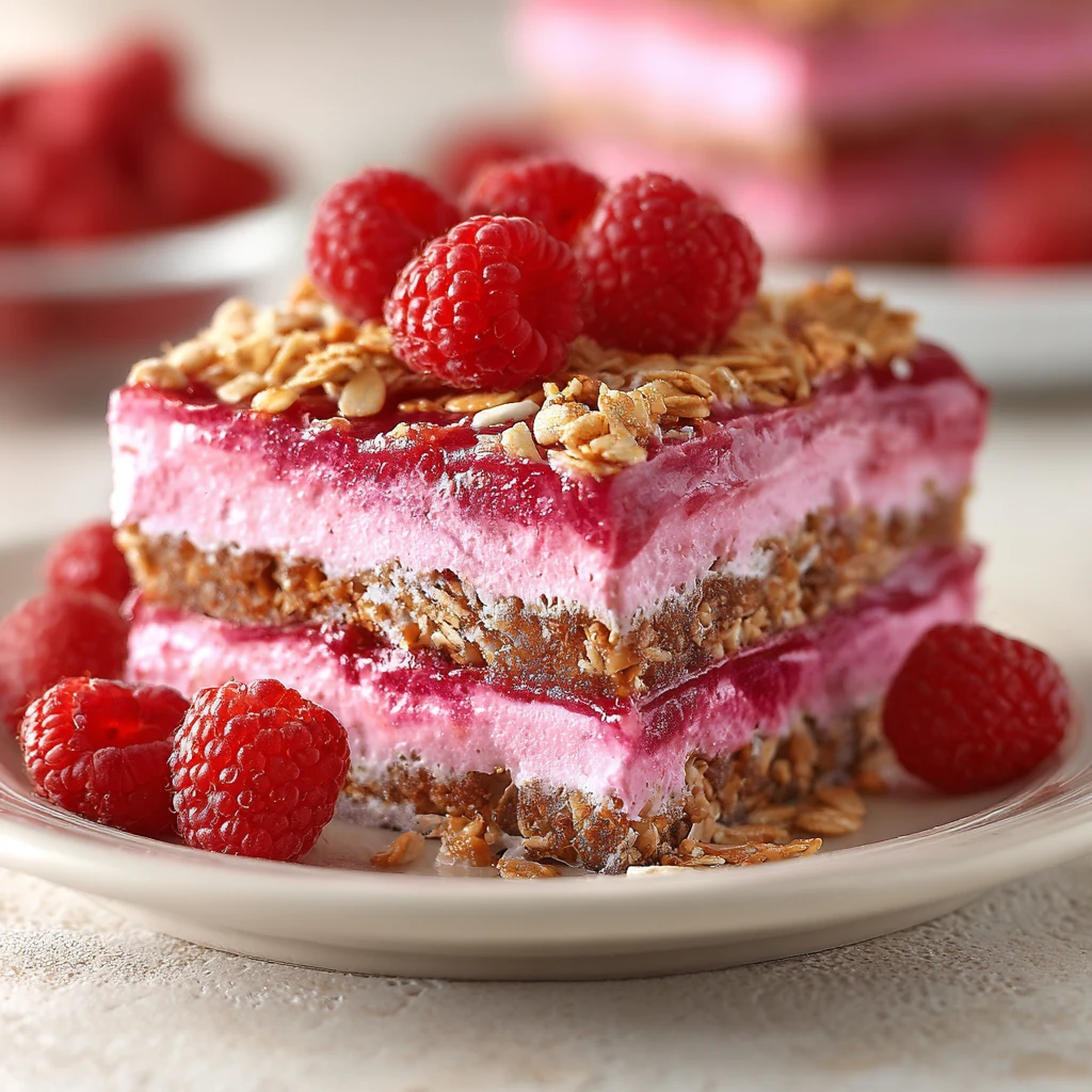 Raspberry Pretzel Dessert Bars