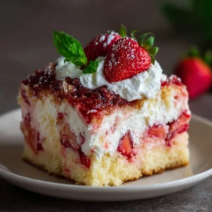 Strawberry Earthquake Cake : A Delicious Dessert Recipe