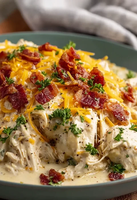 Tasty Slow Cooker Crack Chicken