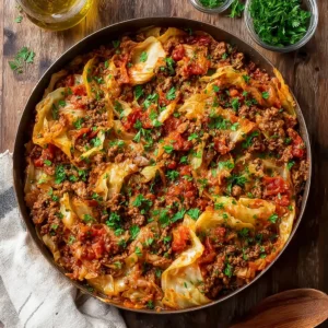 Unstuffed Cabbage Roll Bowl