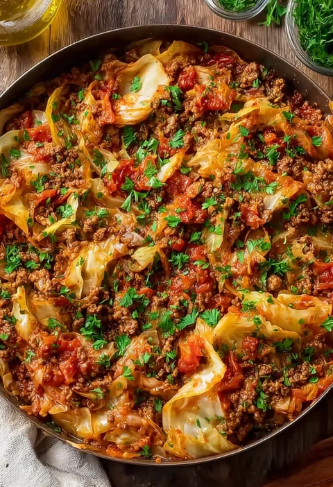 Unstuffed Cabbage Roll Bowl