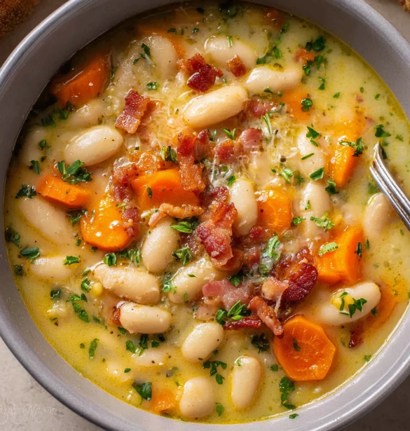 White Bean Soup Bacon