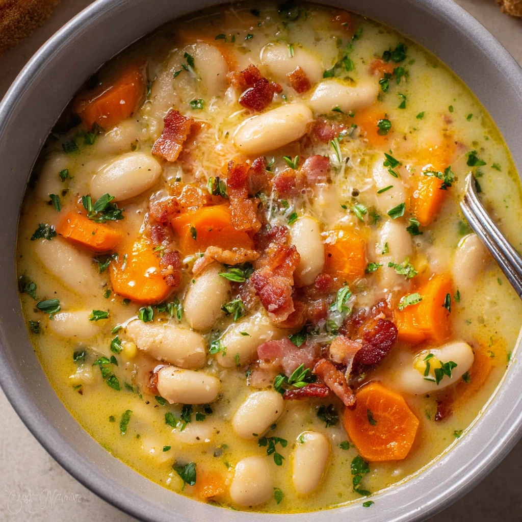 White Bean Soup with Bacon