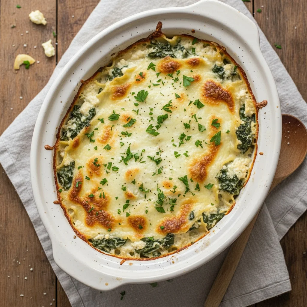 Crockpot White Chicken Lasagna