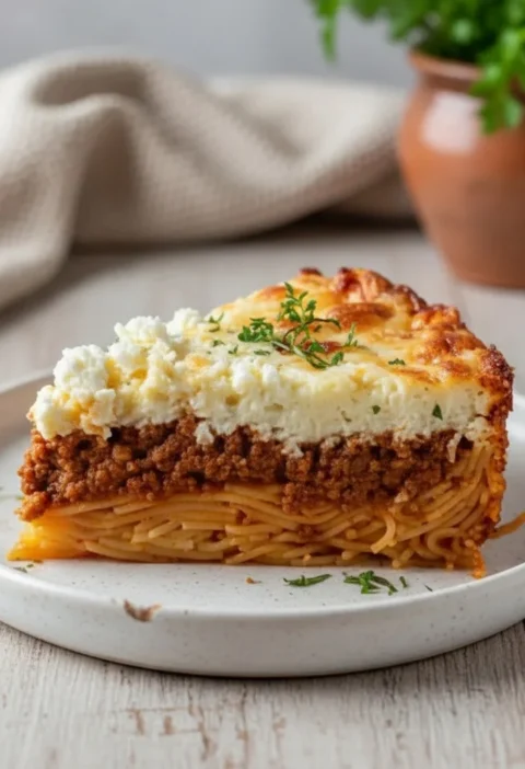 Spicy Spaghetti Pie Recipe