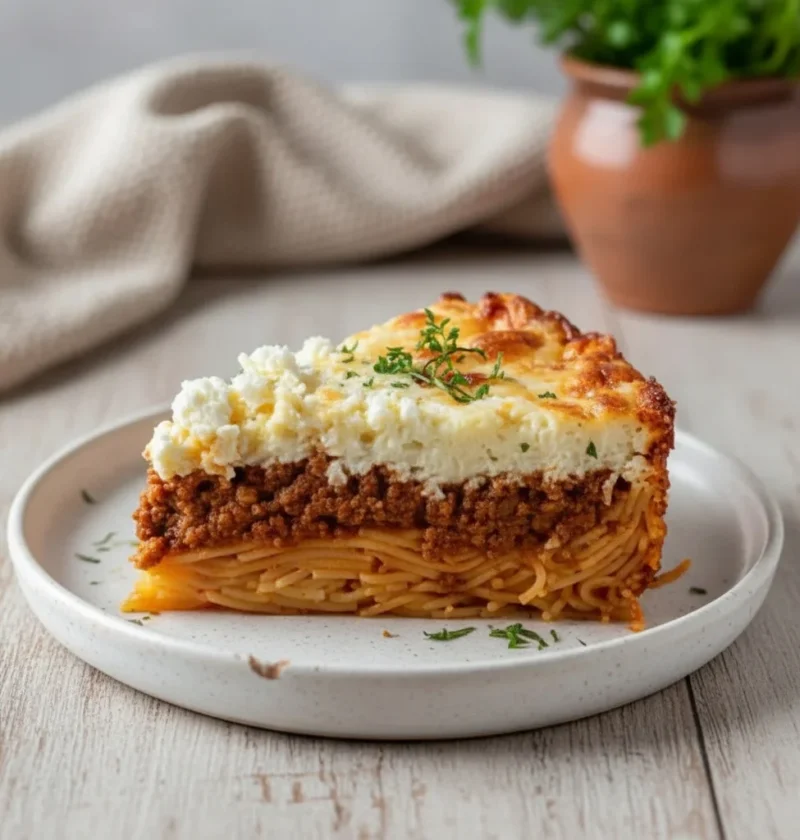 Spicy Spaghetti Pie Recipe
