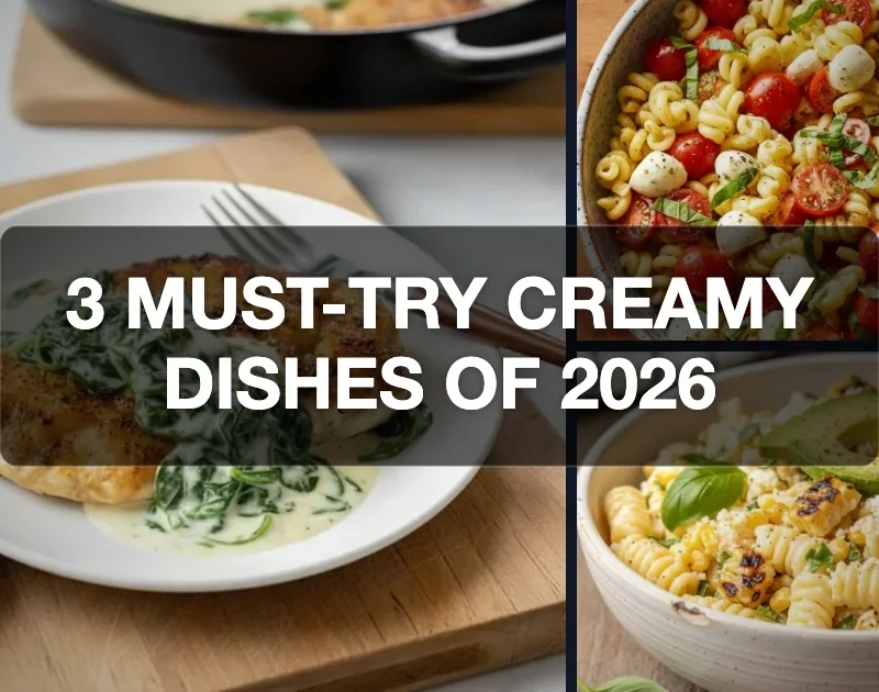 3 must-try creamy dishes