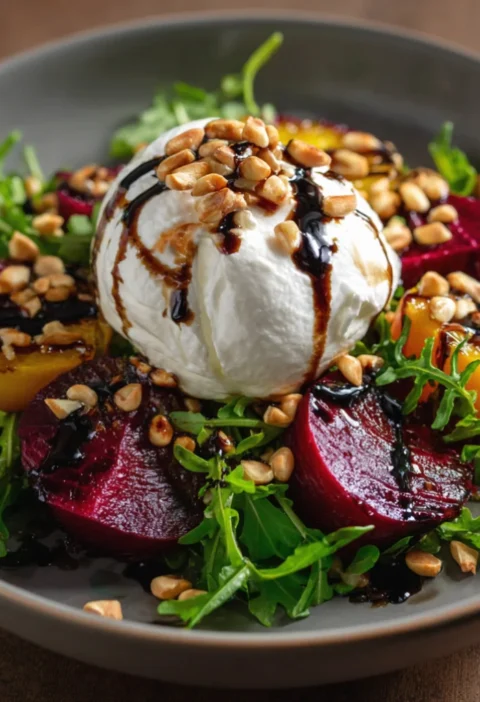Beet and Burrata Salad