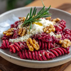 Beetroot Sauce Pasta