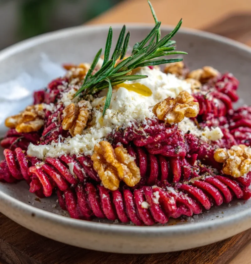 Beetroot Sauce Pasta