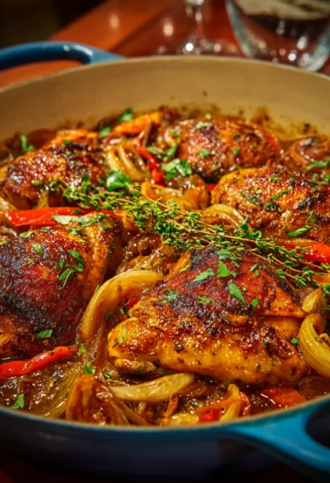 Braised Catalina Chicken