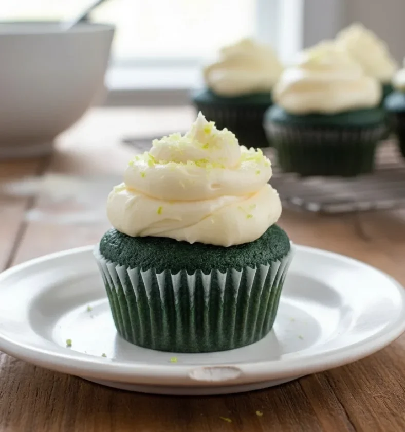 Green Velvet Cupcakes