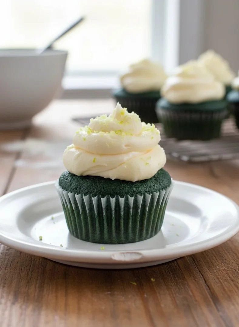 Green Velvet Cupcakes